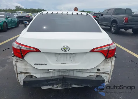 2016 Toyota Corolla Le from USA, damaged, VIN 5YFBURHE4GP435363